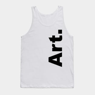 Art (black text) Tank Top